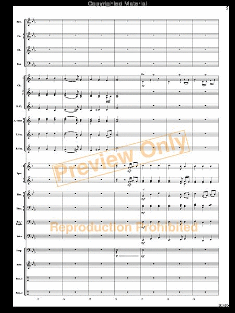 An American Spectacular Concert Band scores gallery preview page 4