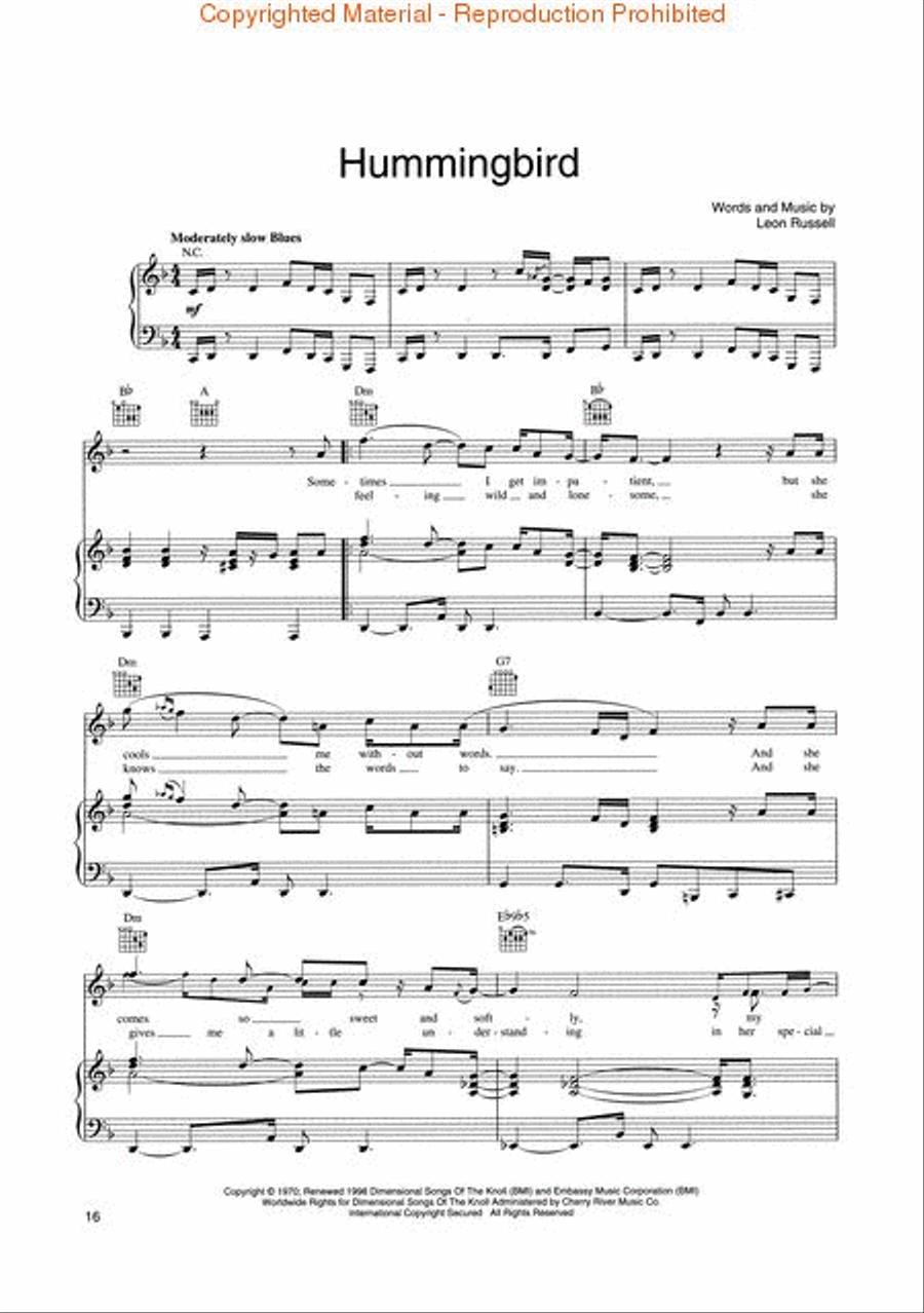 Best of Leon Russell Best of Leon Russell Piano, Vocal scores gallery preview page 4