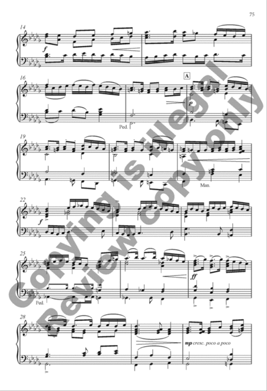 The Snow Lay On the Ground: Nine Festive Carol Settings 4-Part scores gallery preview page 43