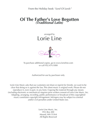 Book cover for Of The Father's Love Begotten