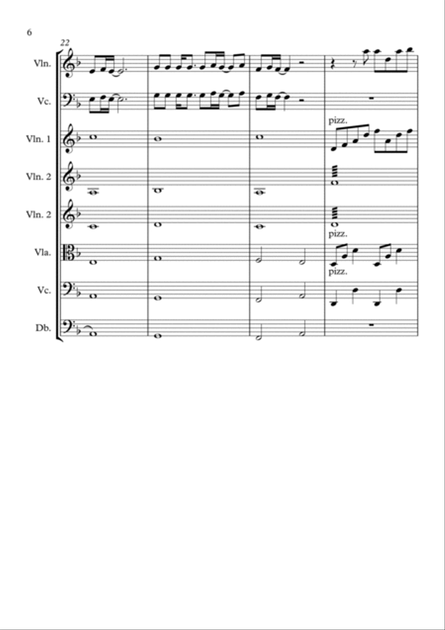 Ohne Dich String Quartet scores gallery preview page 6