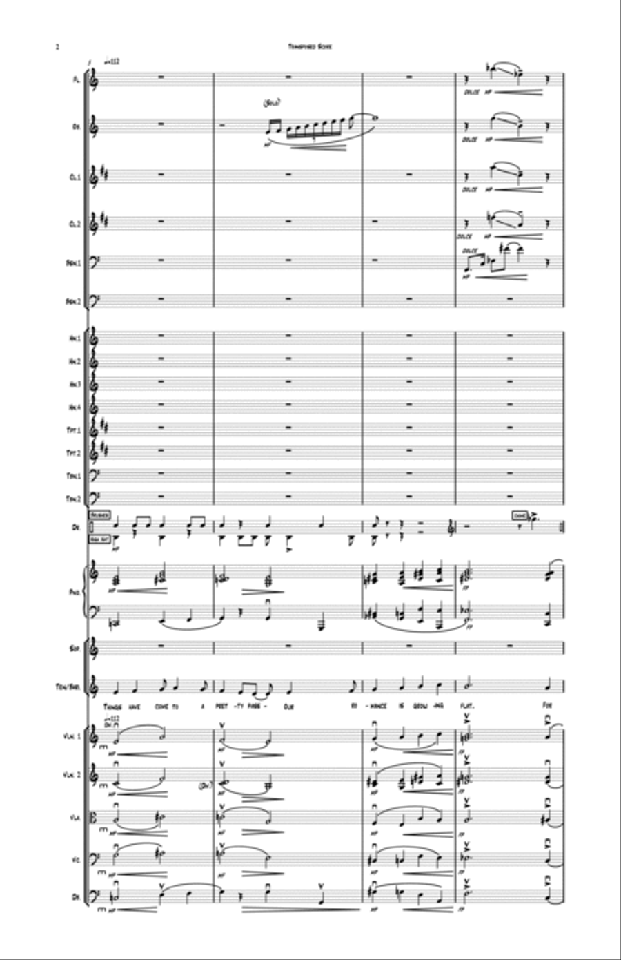 Let's Call The Whole Thing Off Full Orchestra scores gallery preview page 2