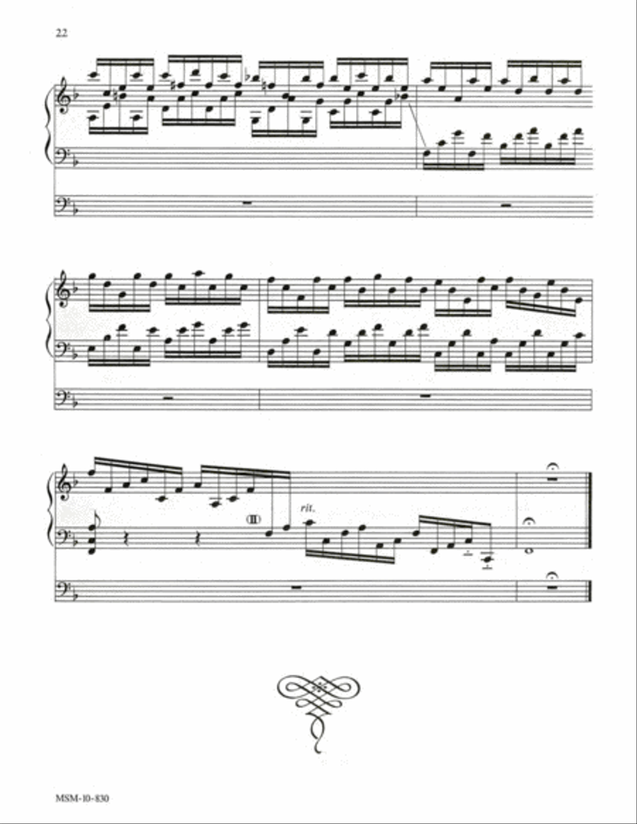 Improvisations on General Hymns Organ scores gallery preview page 10