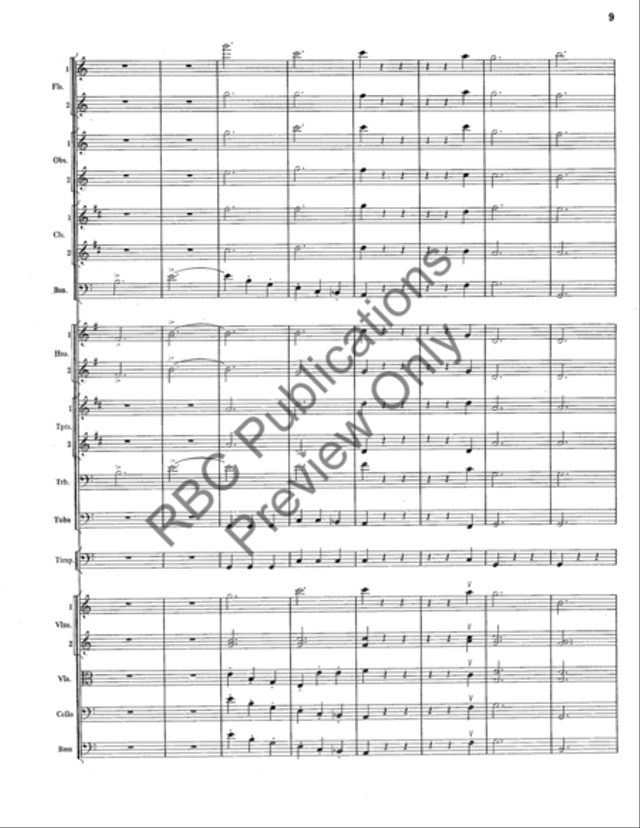 Scherzo From Serenade No. 1 Full Orchestra scores gallery preview page 10