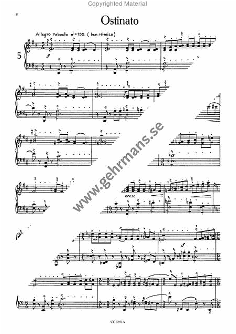Circulus quintus Piano Solo scores gallery preview page 3
