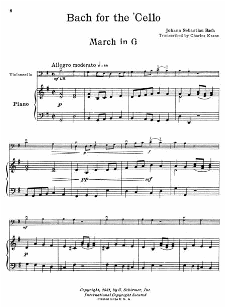 Bach for the Cello Bach for the Cello Cello scores gallery preview page 3