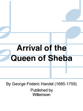 Book cover for Arrival of the Queen of Sheba