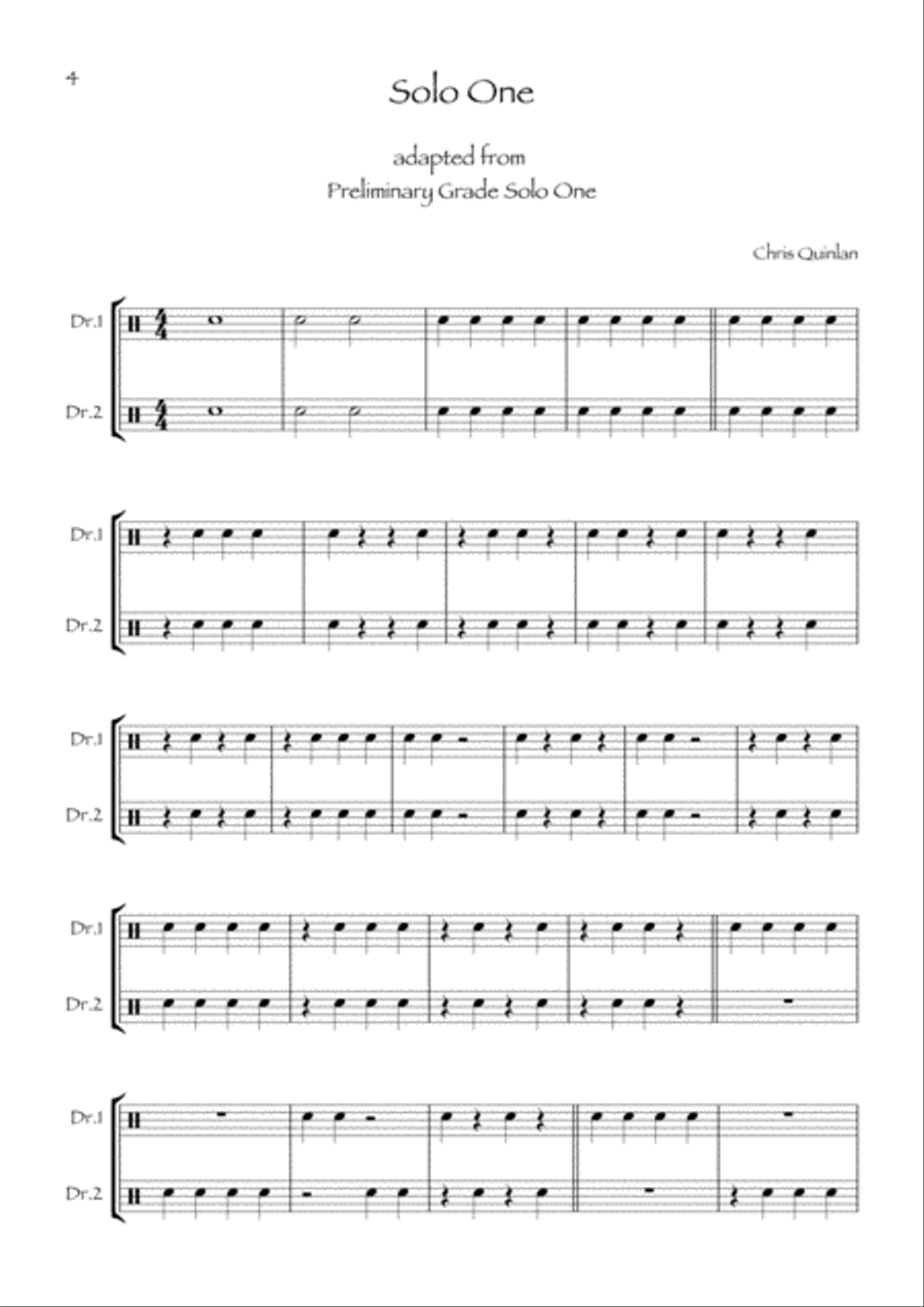 Drumset Duets Vol.1 Drumset Duets Vol.1 Drum Set scores gallery preview page 4