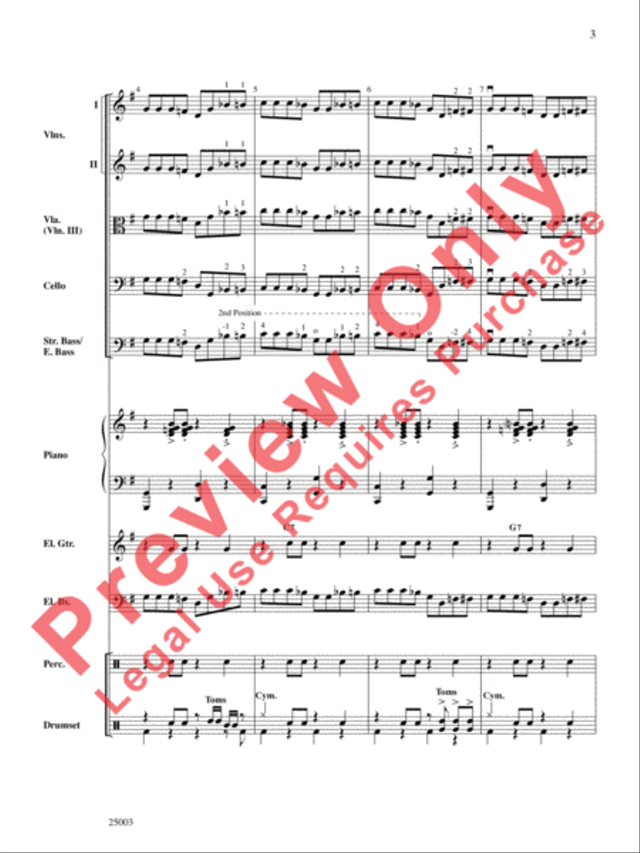 Wipe Out String Orchestra scores gallery preview page 5