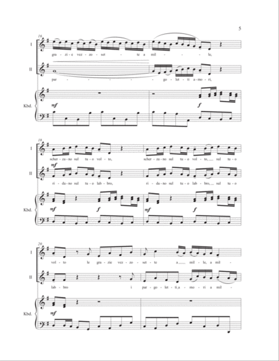 Scherzano Sul Tuo Volto 2-Part scores gallery preview page 4