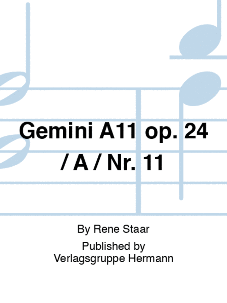Gemini A11 op. 24 / A / Nr. 11 Tuba scores gallery preview page 1