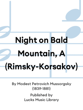 Book cover for Night on Bald Mountain, A (Rimsky-Korsakov)