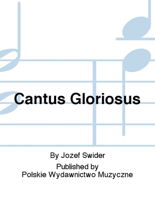 Book cover for Cantus Gloriosus