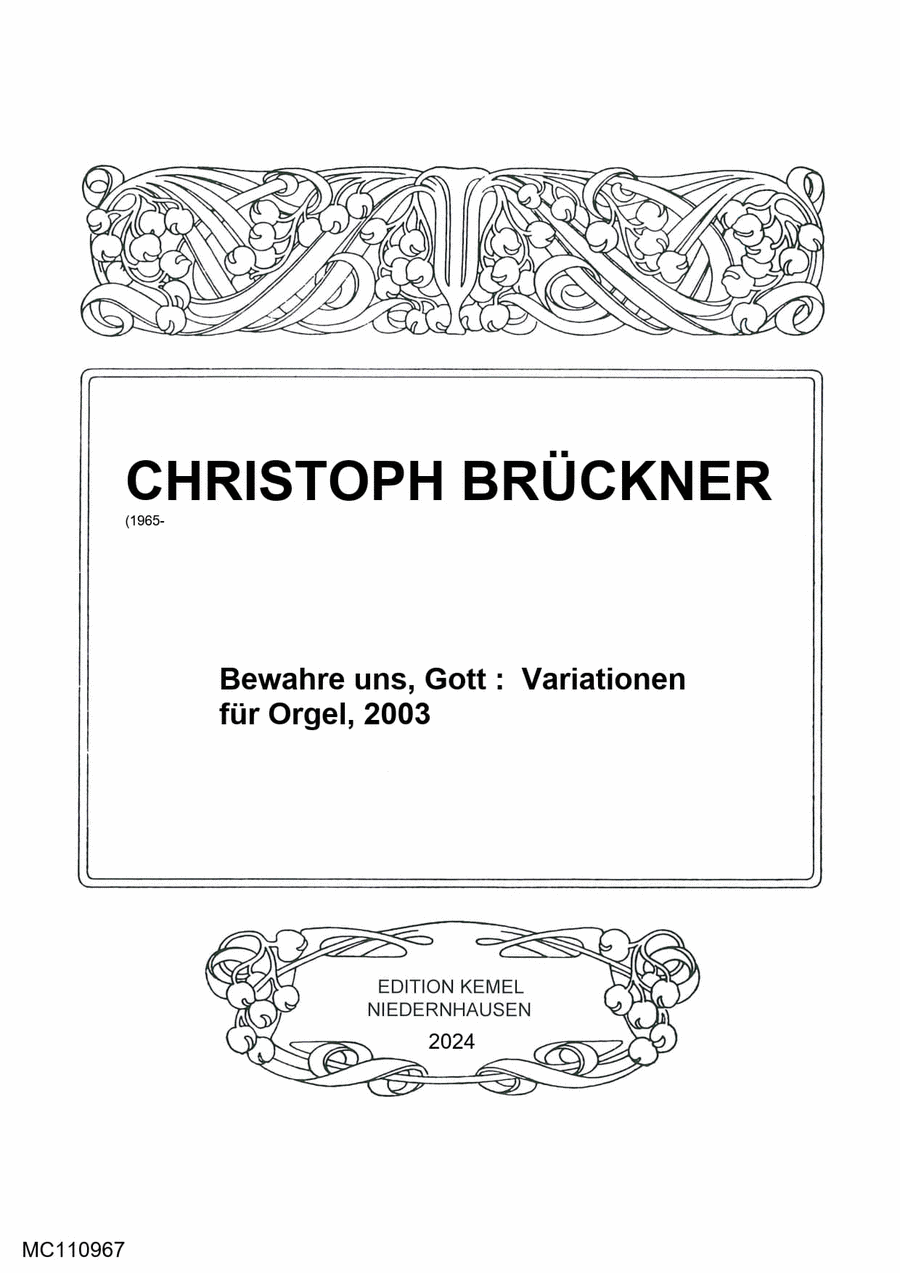 Bewahre uns, Gott Piano scores gallery preview page 1