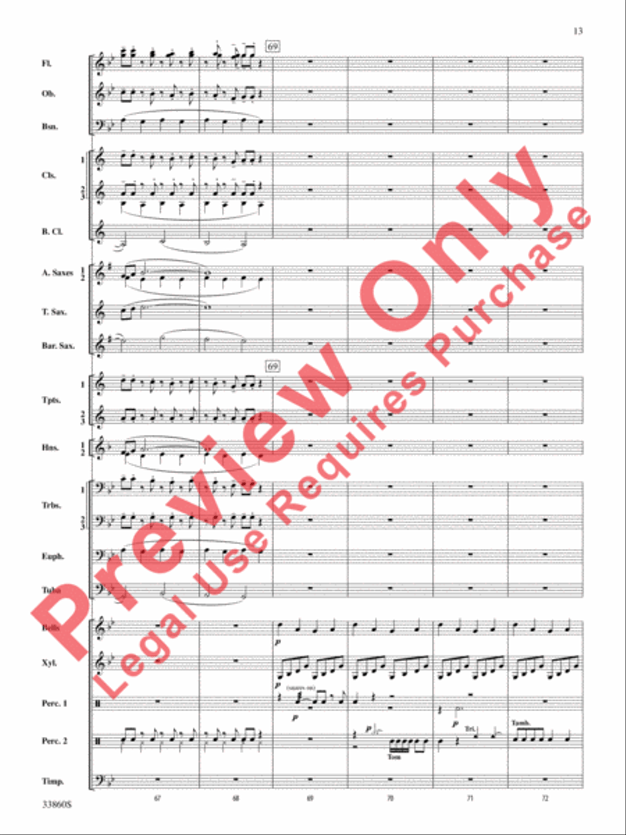 Critical Mass Concert Band scores gallery preview page 14
