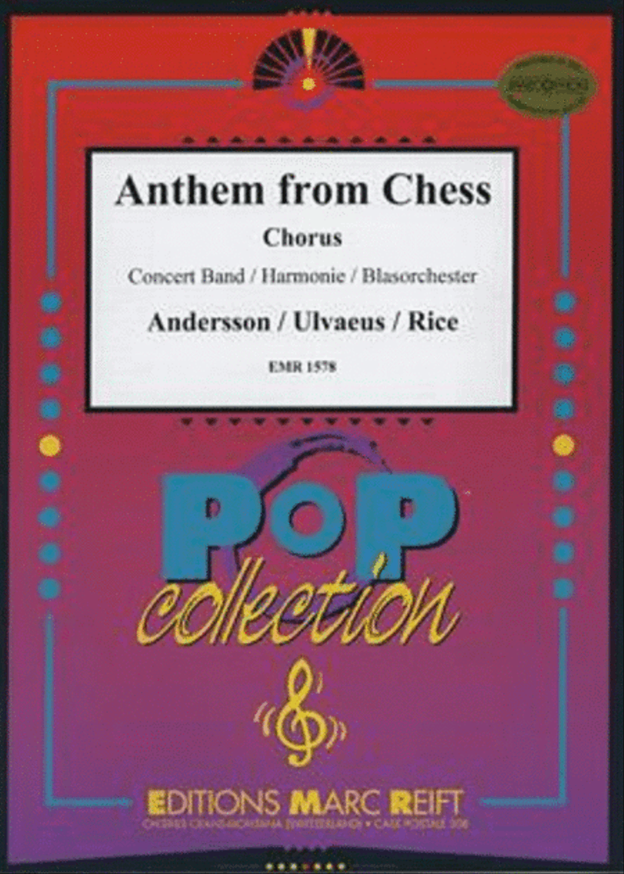 Anthem from Chess Anthem from Chess 4-Part scores gallery preview page 1