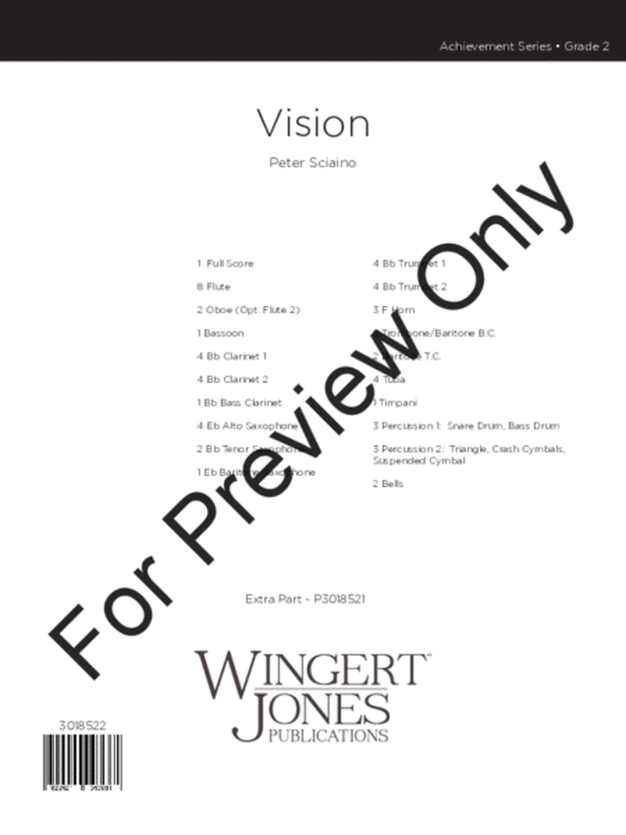 Vision - Full Score