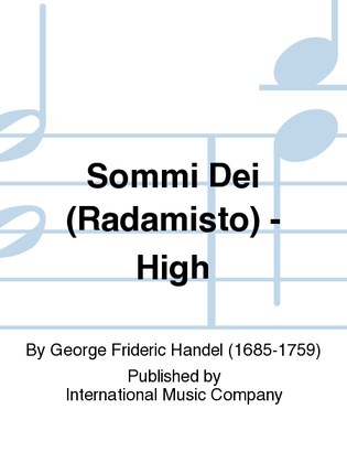 Book cover for Sommi Dei (Radamisto) - High