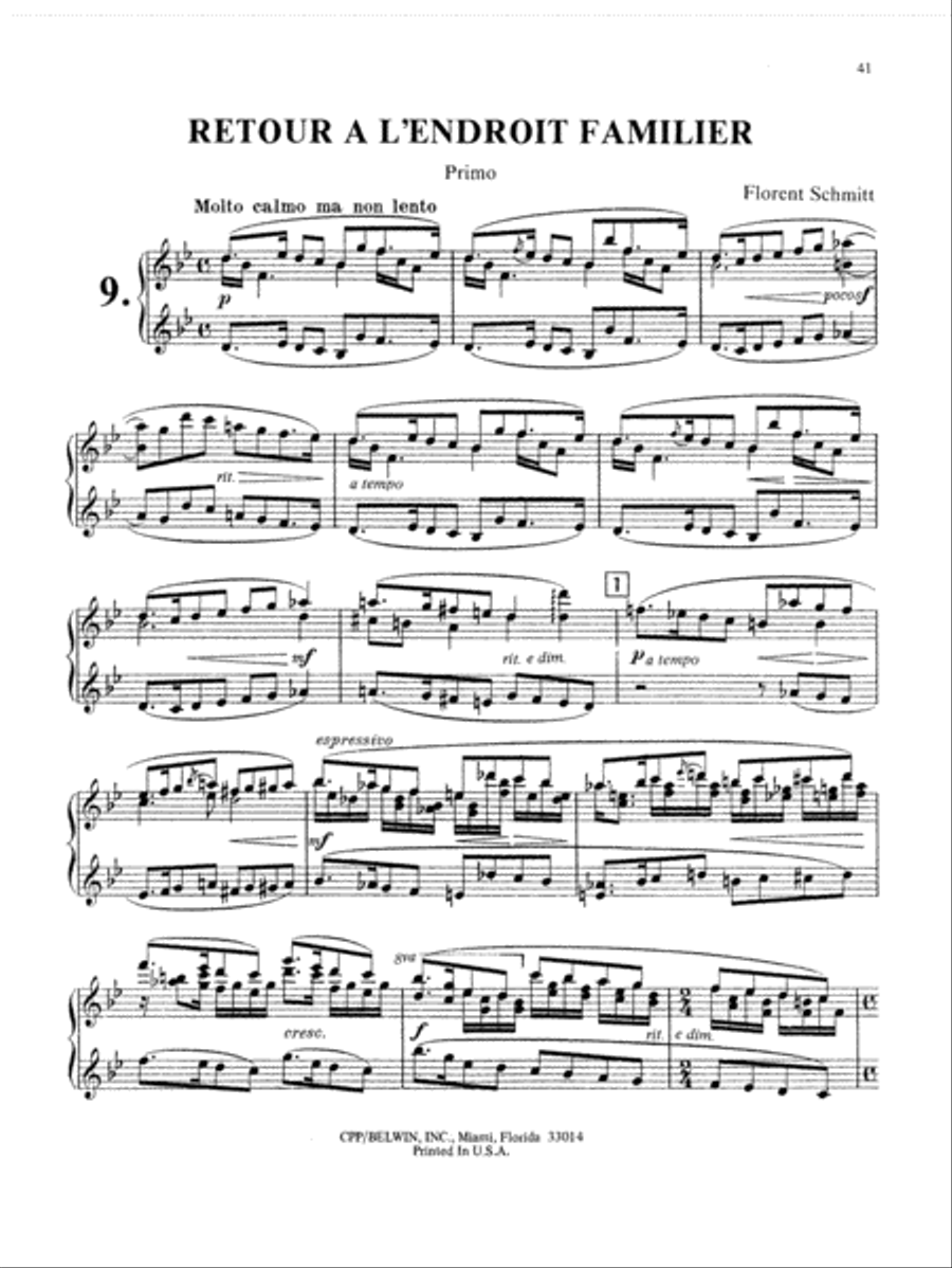 Schmitt: Album of Piano Duets, Volume I Piano Duet scores gallery preview page 2