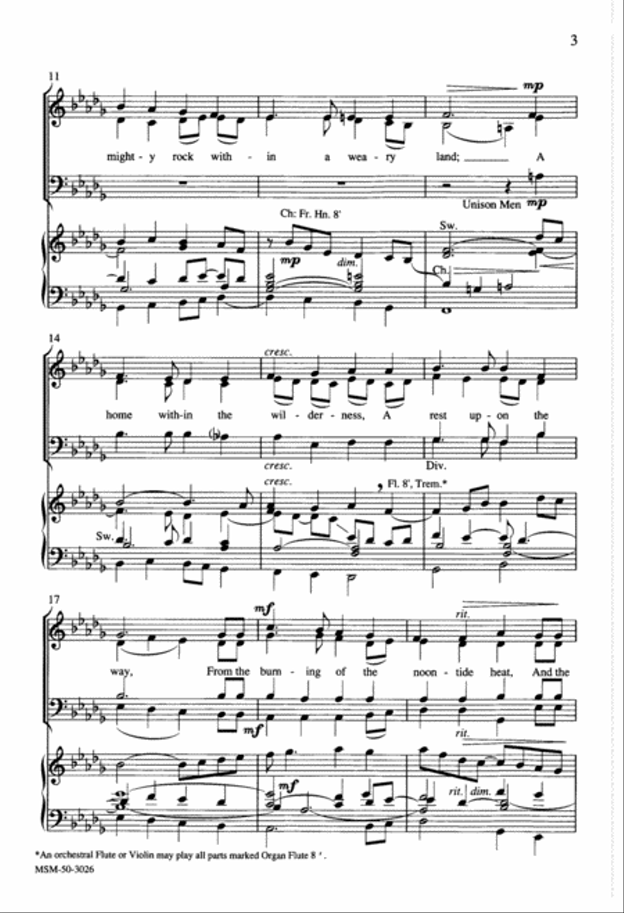 Beneath the Cross of Jesus 4-Part scores gallery preview page 3