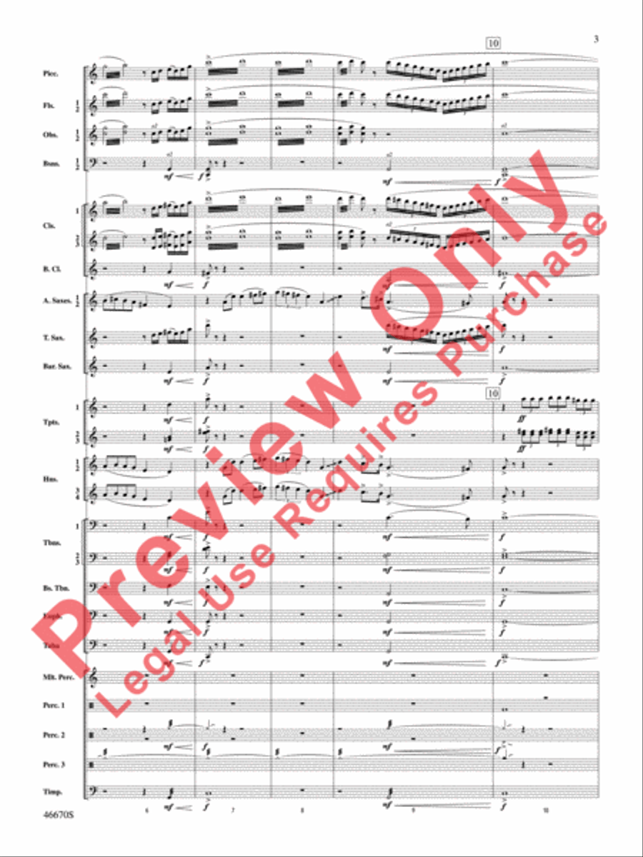 The Falls Concert Band scores gallery preview page 4
