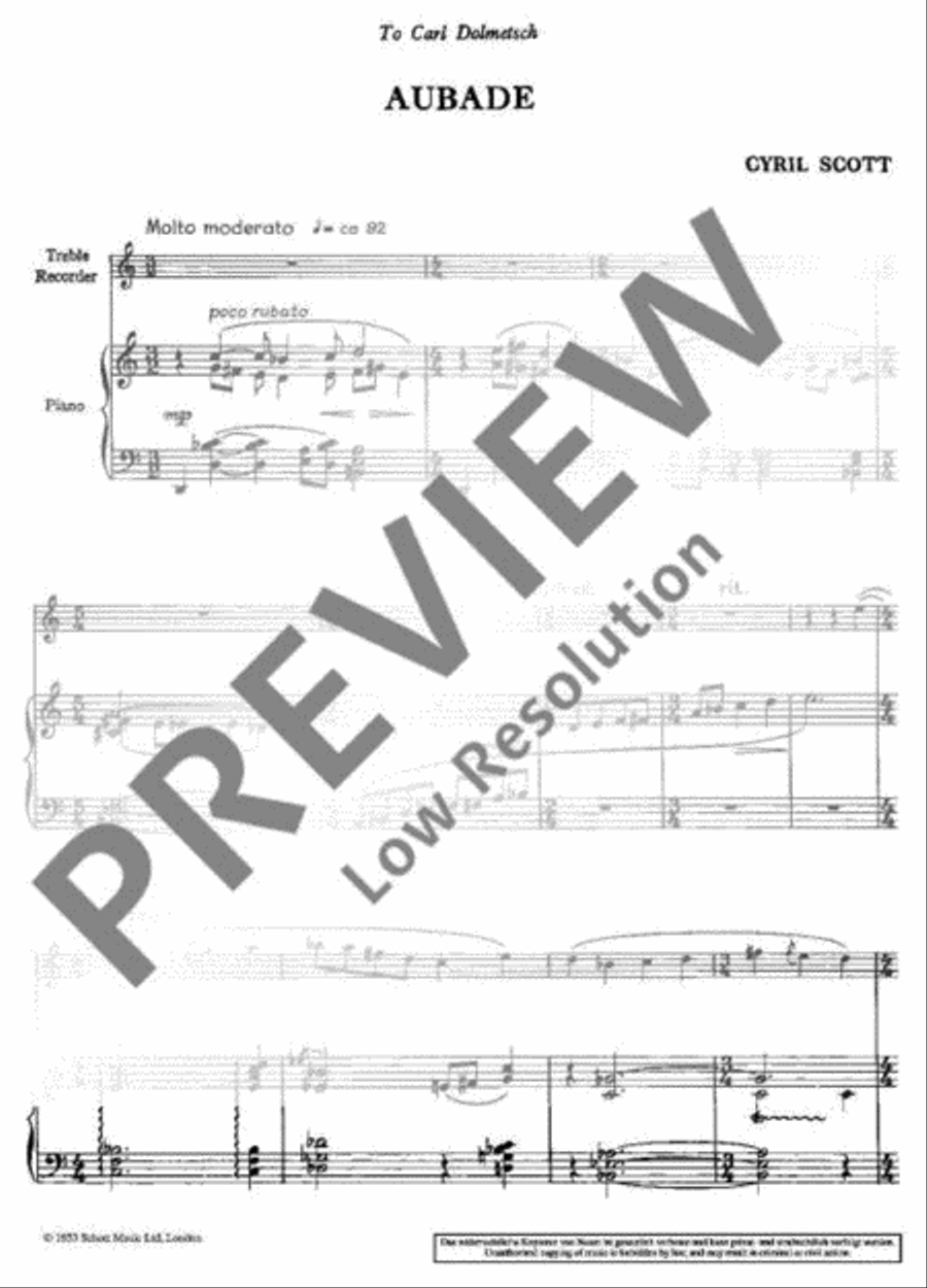 Aubade Flute scores gallery preview page 4