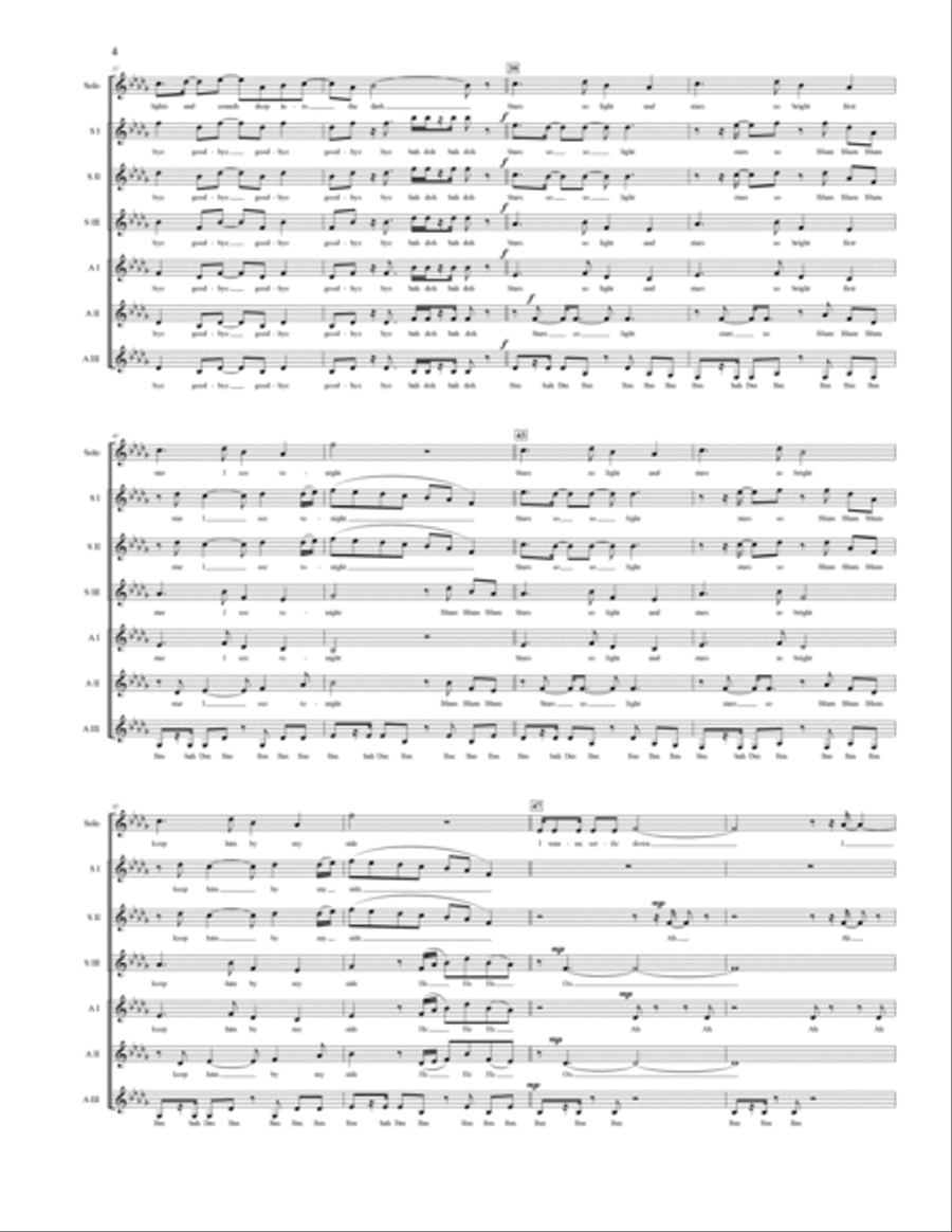 Settle Down Settle Down SSA scores gallery preview page 5