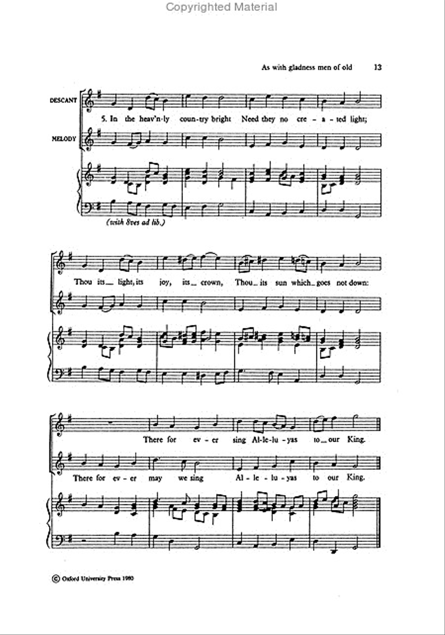 Carols for Choirs 4 3-Part scores gallery preview page 4