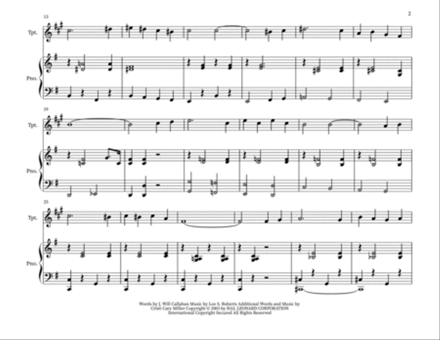 Smiles Smiles Trumpet Solo scores gallery preview page 2