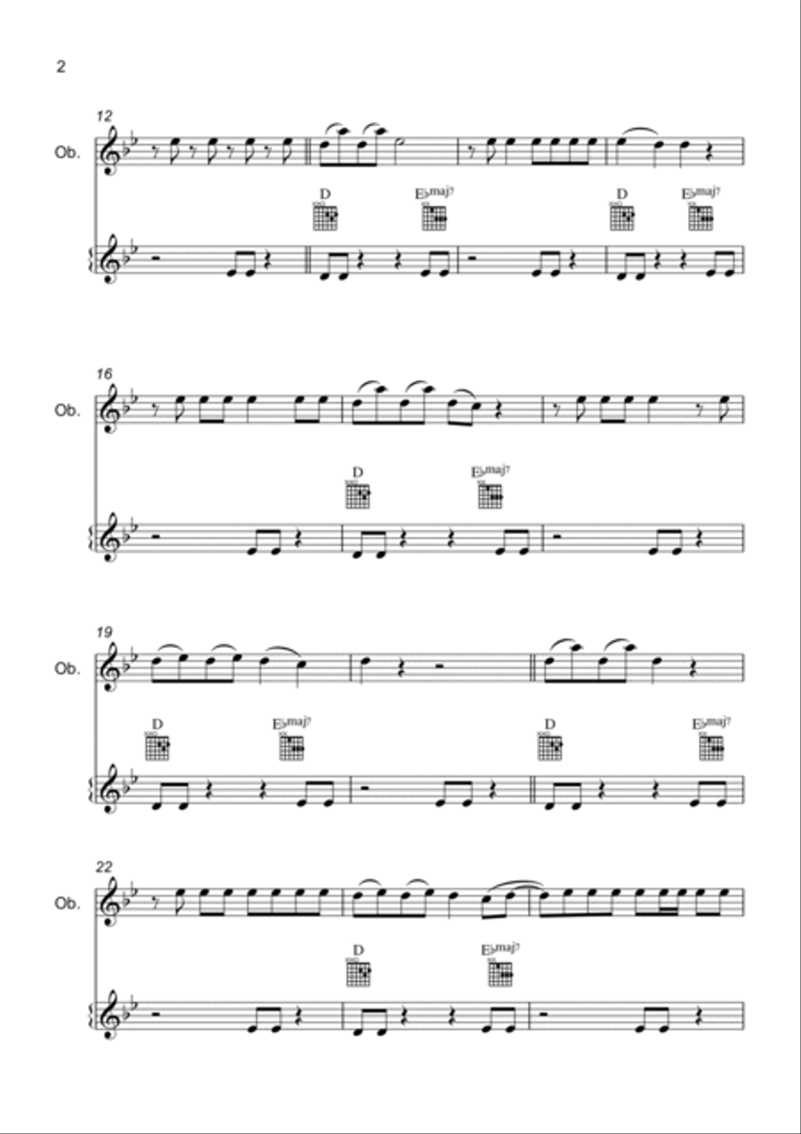 Unholy Piano scores gallery preview page 2