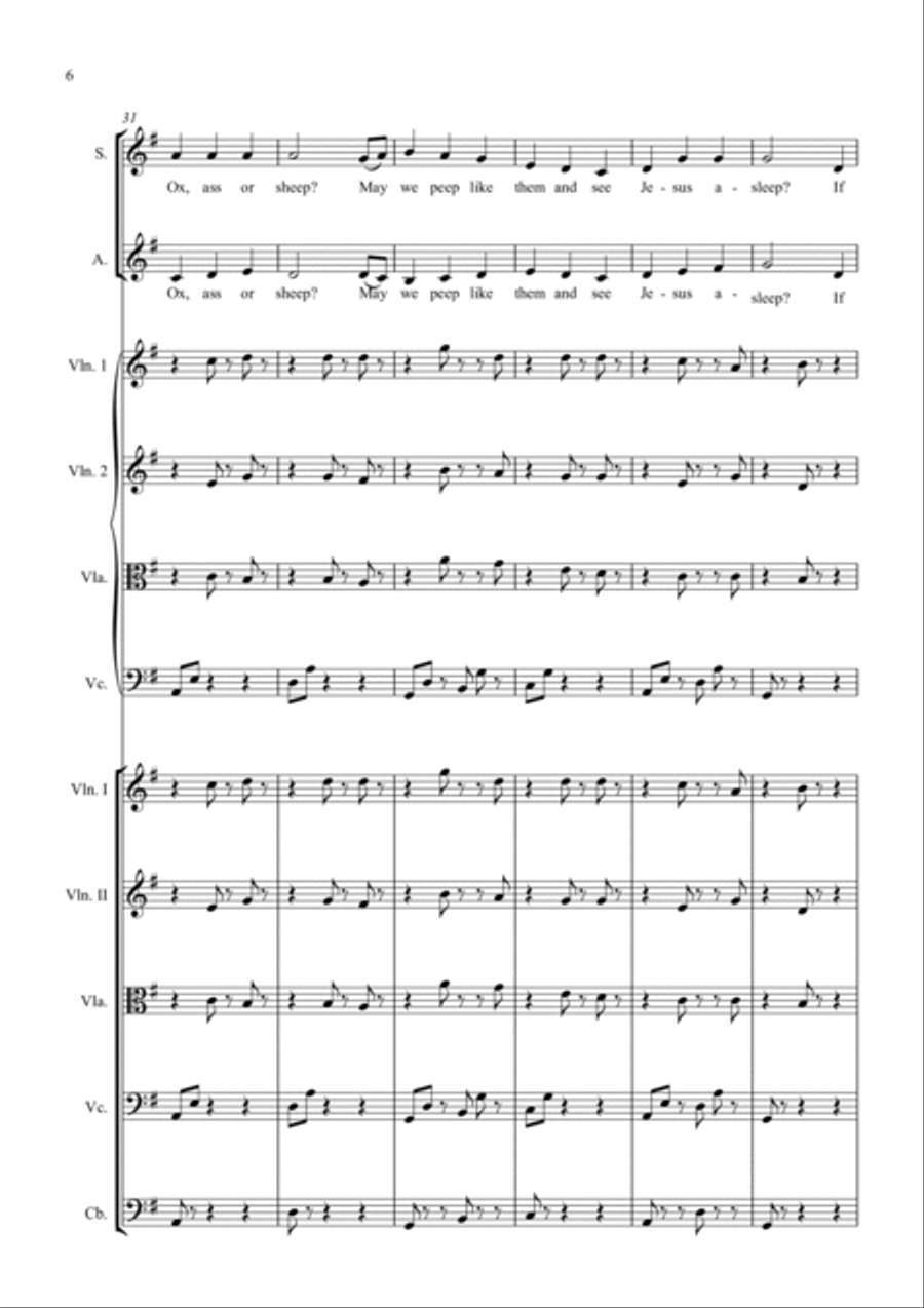 How Far Is It To Bethlehem Choir scores gallery preview page 6
