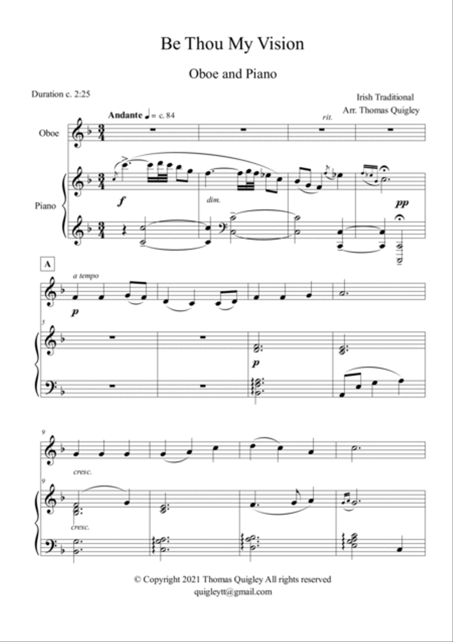 Be Thou My Vision Piano scores gallery preview page 2