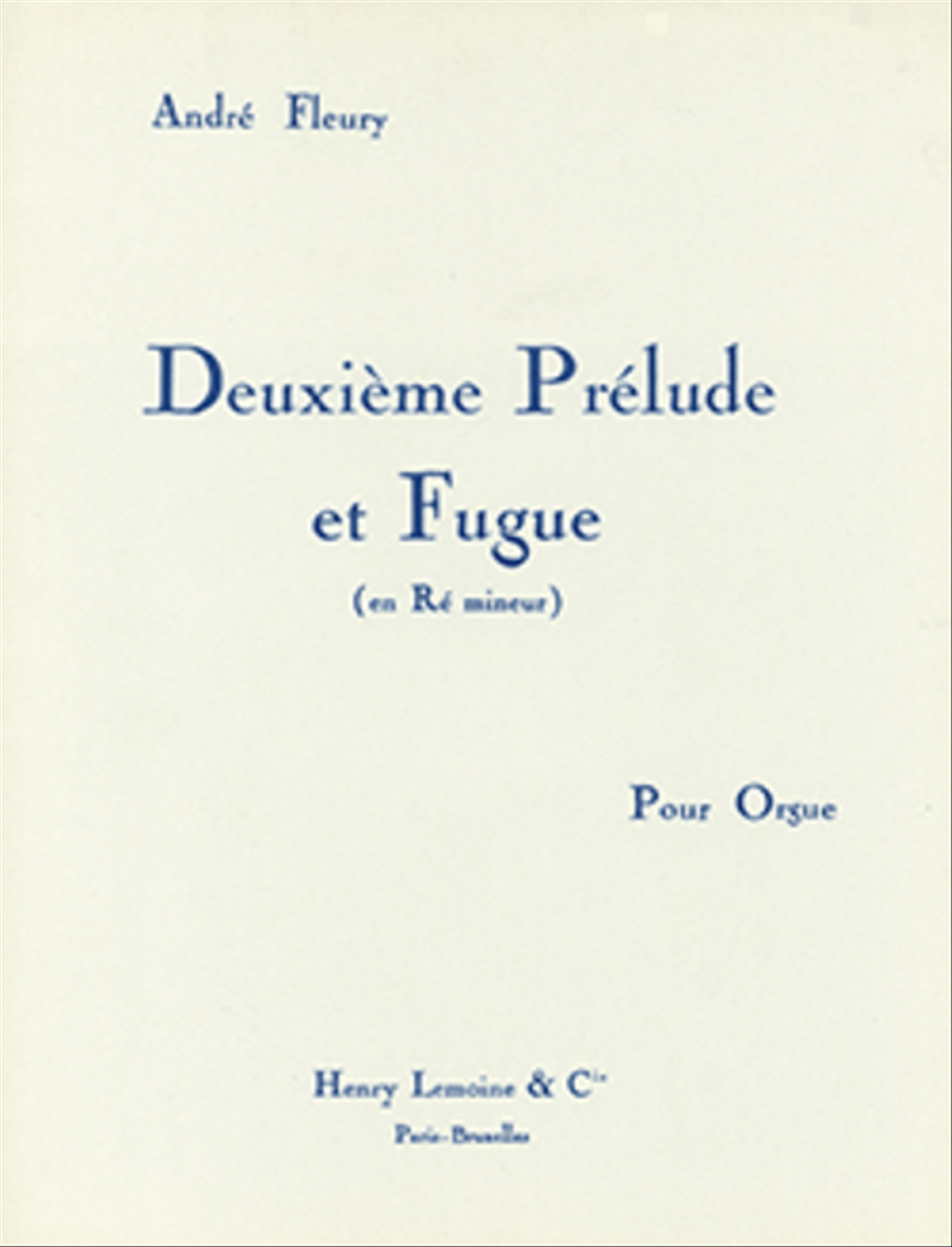 Prelude No. 2 et Fugue Organ scores gallery preview page 1