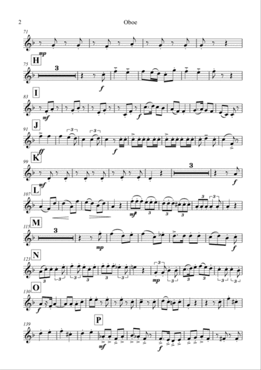 The Lone Ar-ranger (Wind Quintet) - Set of Parts [x5] Woodwind Quintet scores gallery preview page 5