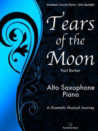 Book cover for Tears of the Moon (Alto Saxophone & Piano)
