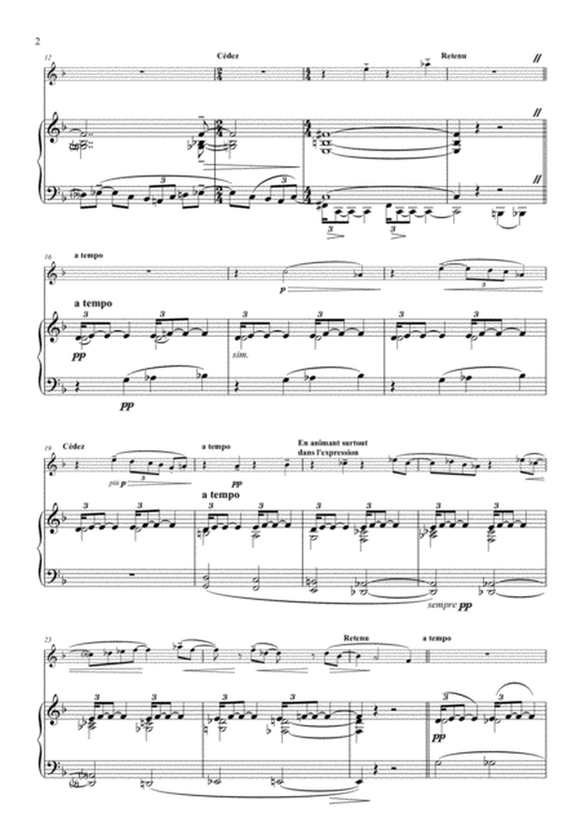 Footprints in the Snow arranged for Flute & Piano image number null
