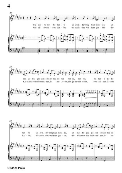 Schubert-Il modo di prender moglie,Op.83 No.3,in C sharp Major,for Voice&Piano image number null