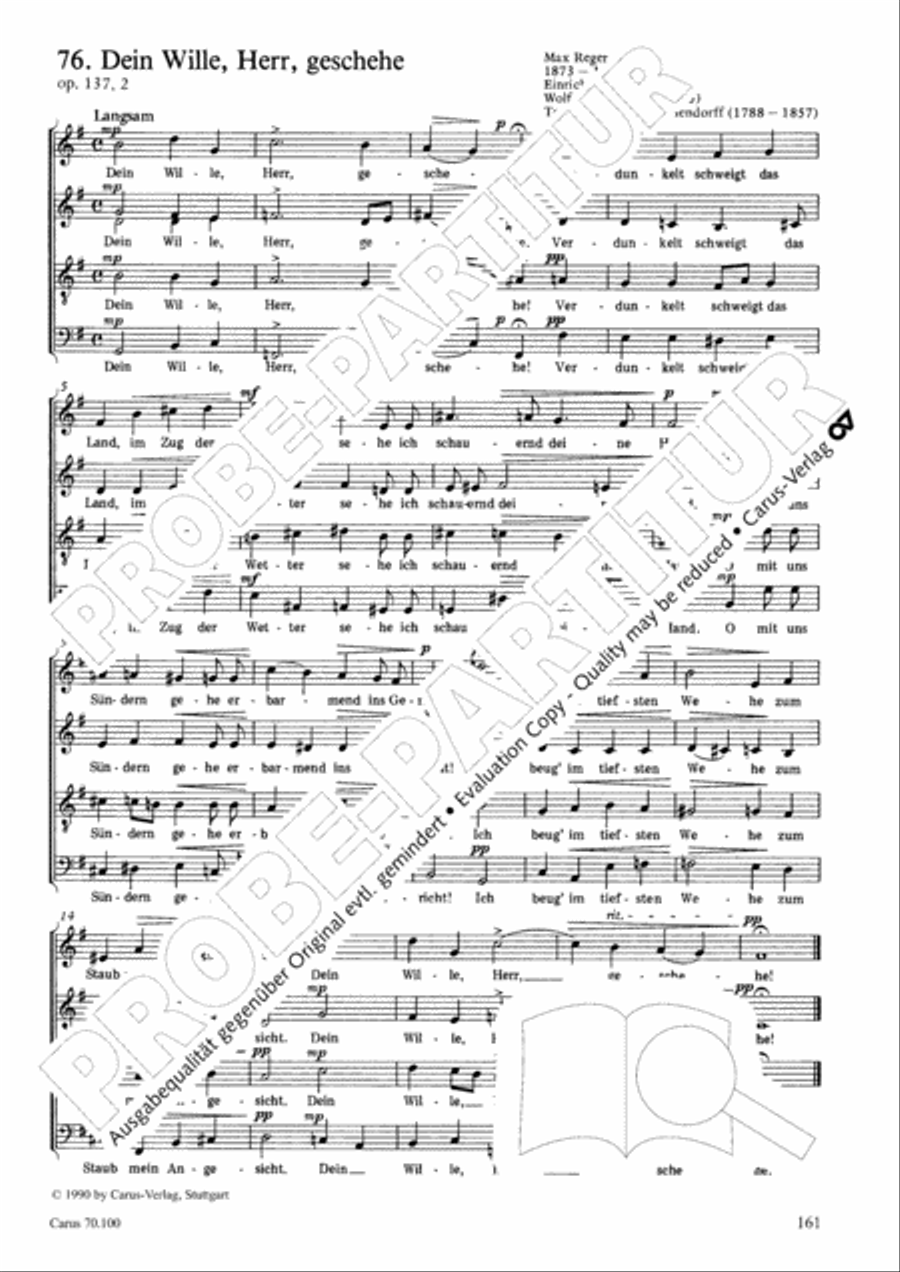 Geistliches Chorbuch der Romantik Choir scores gallery preview page 162