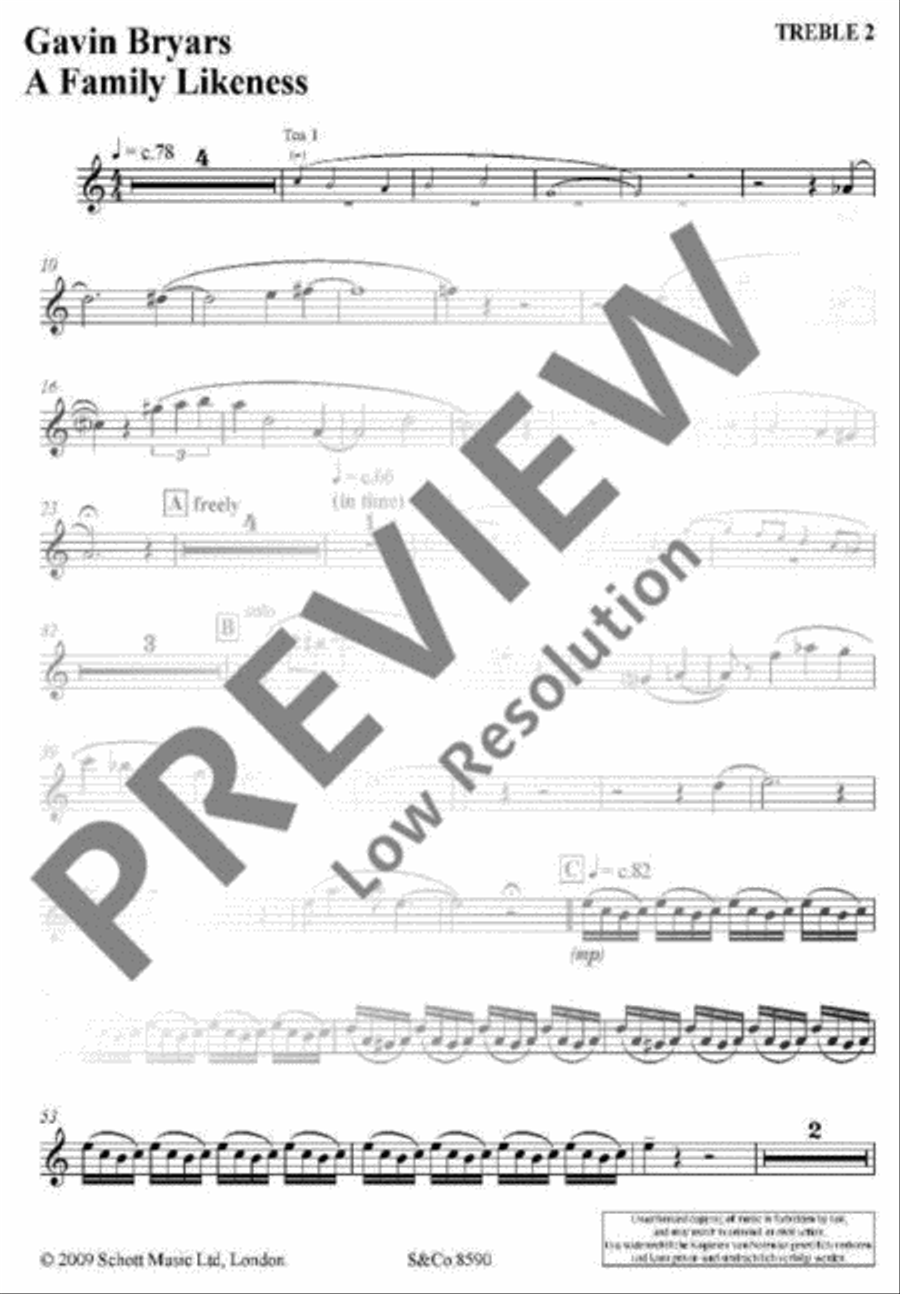 A Family Likeness Alto Recorder scores gallery preview page 5