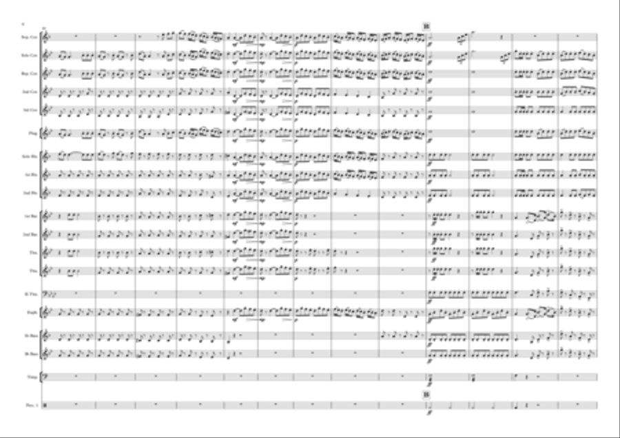 The Barber of Saville Overture Brass Ensemble scores gallery preview page 4