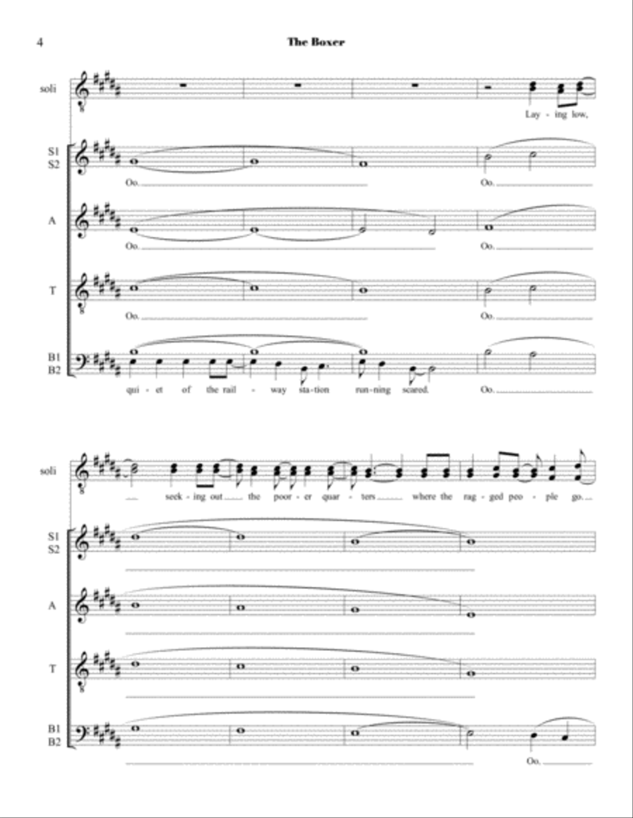 The Boxer 4-Part scores gallery preview page 4