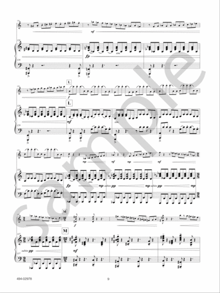 Chamber Concerto Violin Solo scores gallery preview page 12