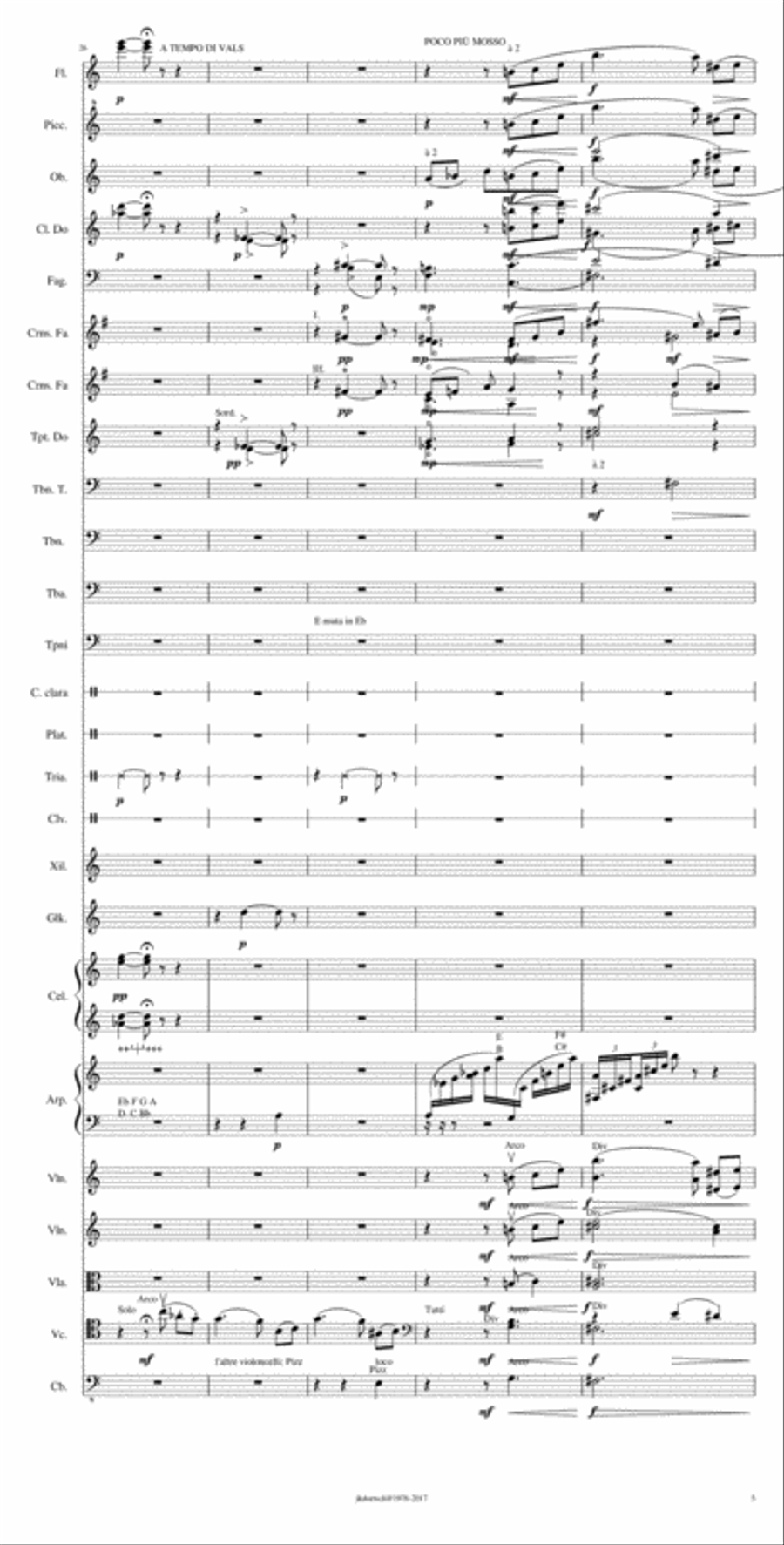 SCHERZINO (For Orchestra) Full Orchestra scores gallery preview page 5