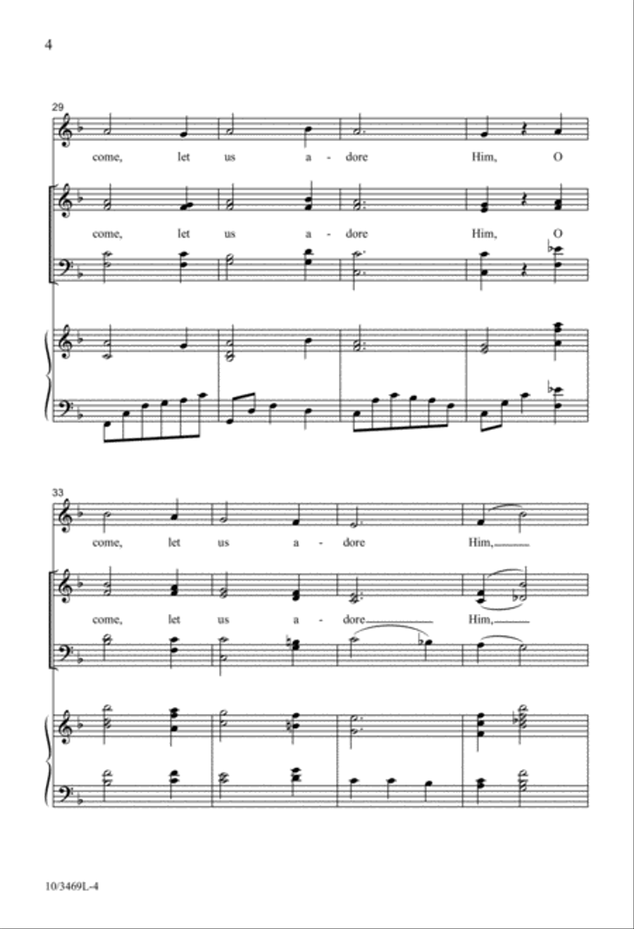 Moonlight on the Manger Moonlight on the Manger 4-Part scores gallery preview page 3