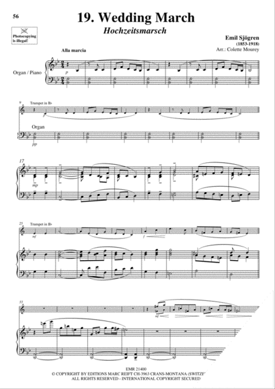 20 Greatest Wedding Solos Cornet scores gallery preview page 21