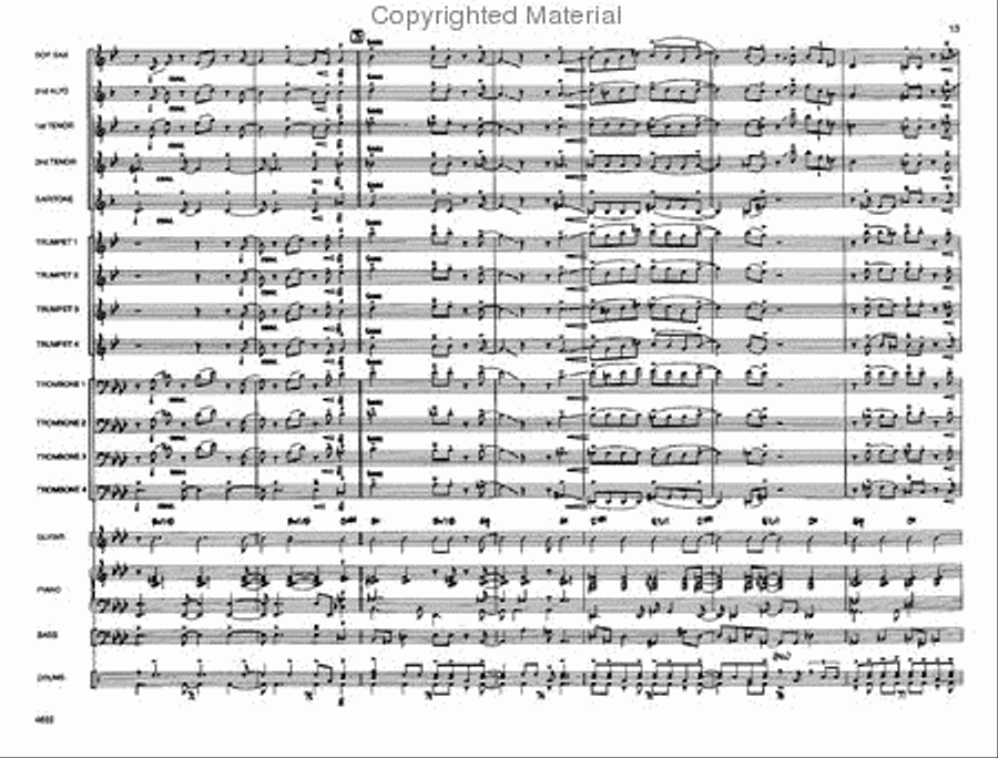 Been Alone Too Long Jazz Ensemble scores gallery preview page 12
