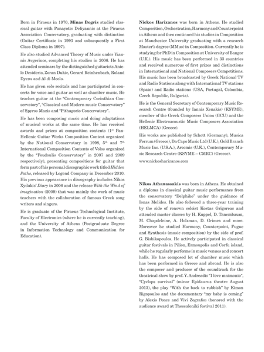 Greek Guitar Music Greek Guitar Music Classical Guitar scores gallery preview page 2
