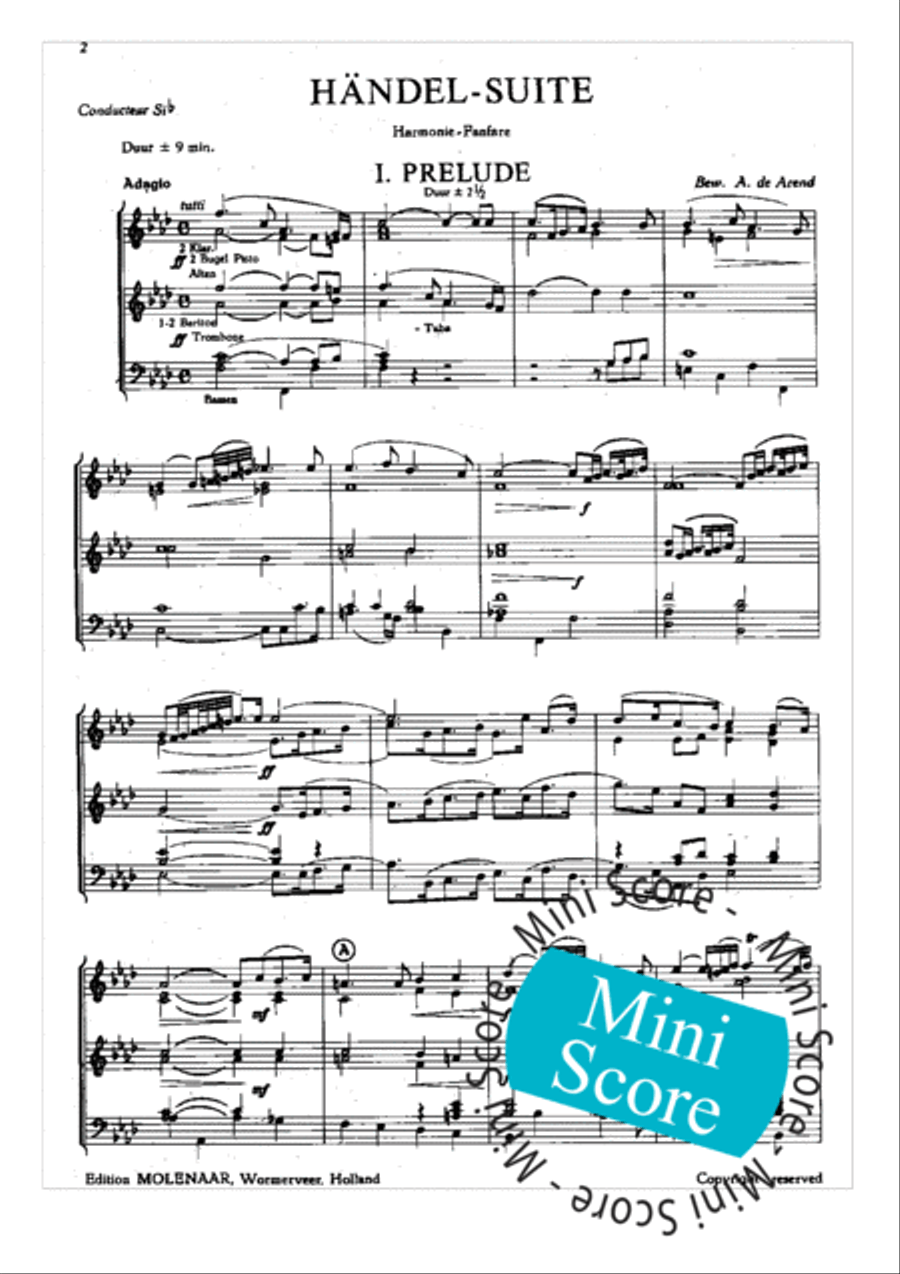 Handel Suite Handel Suite Concert Band scores gallery preview page 4