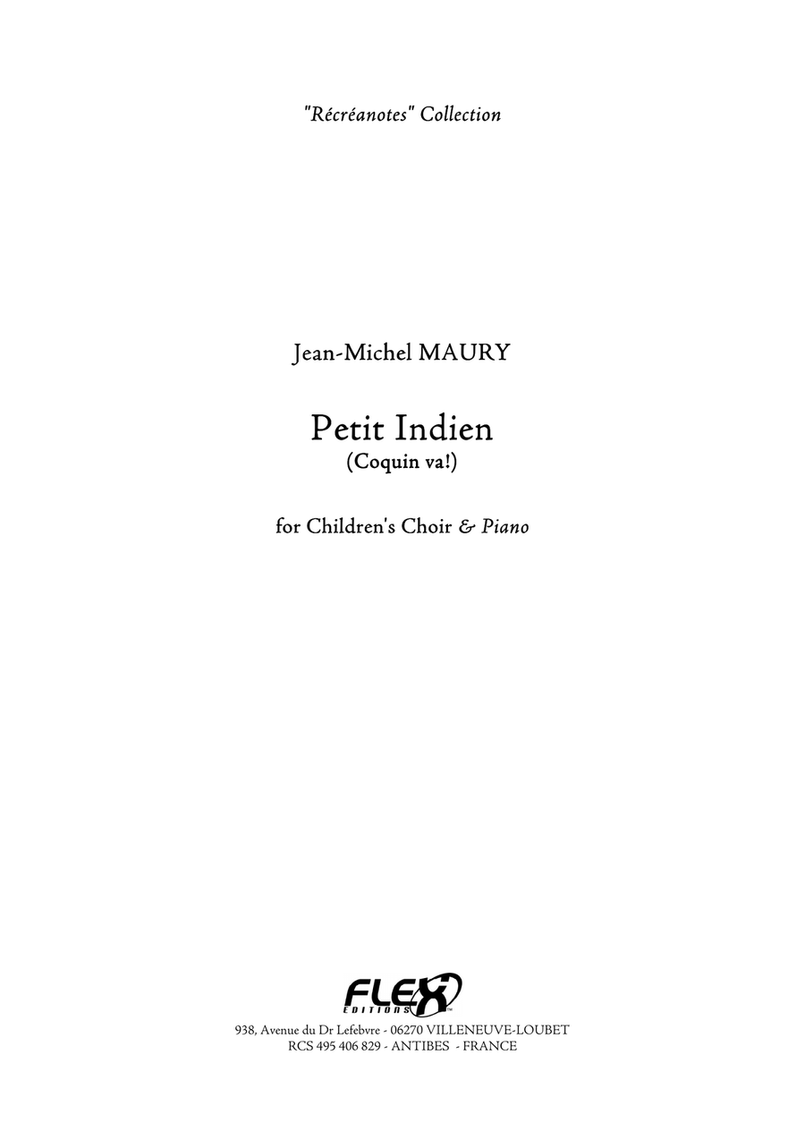 Petit Indien - Piano Reduction