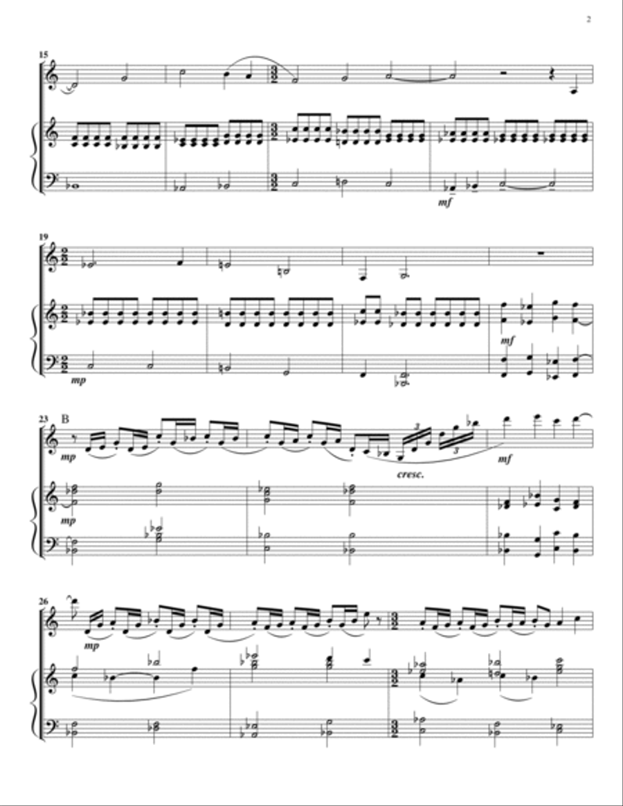 Little Concerto for Alto Clarinet (Piano Reduction) E-Flat Clarinet scores gallery preview page 2
